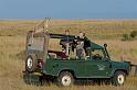 018 Kenia, Masai Mara, jachtluipaard op onze jeep